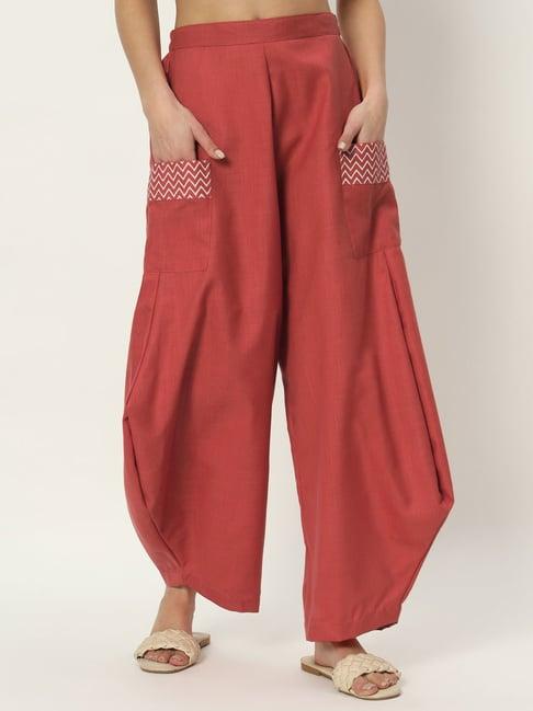 9rasa coral cotton pants