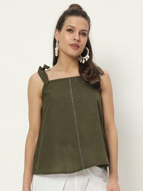 9rasa olive cotton top