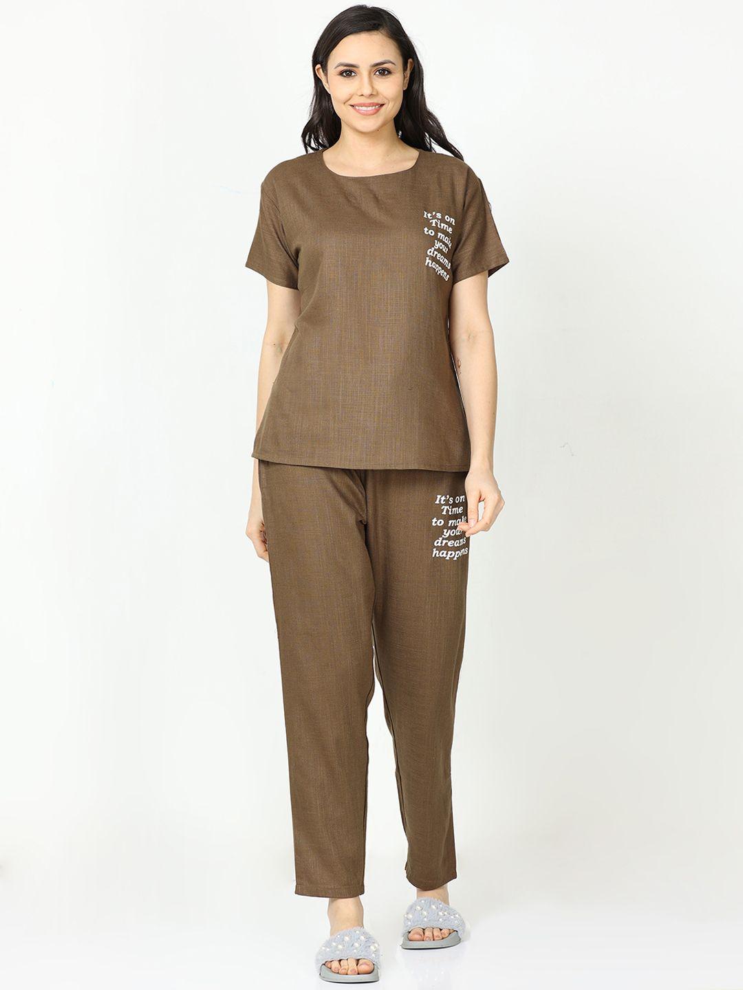 9shines label cotton linen top with palazzos