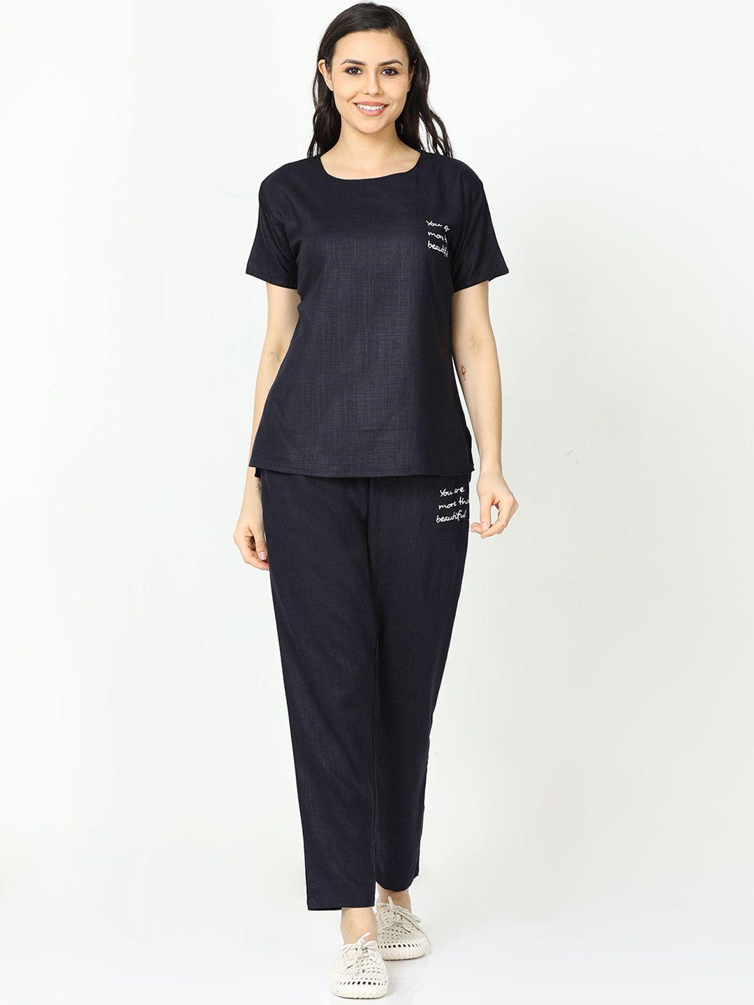 9shines label linen top with palazzos
