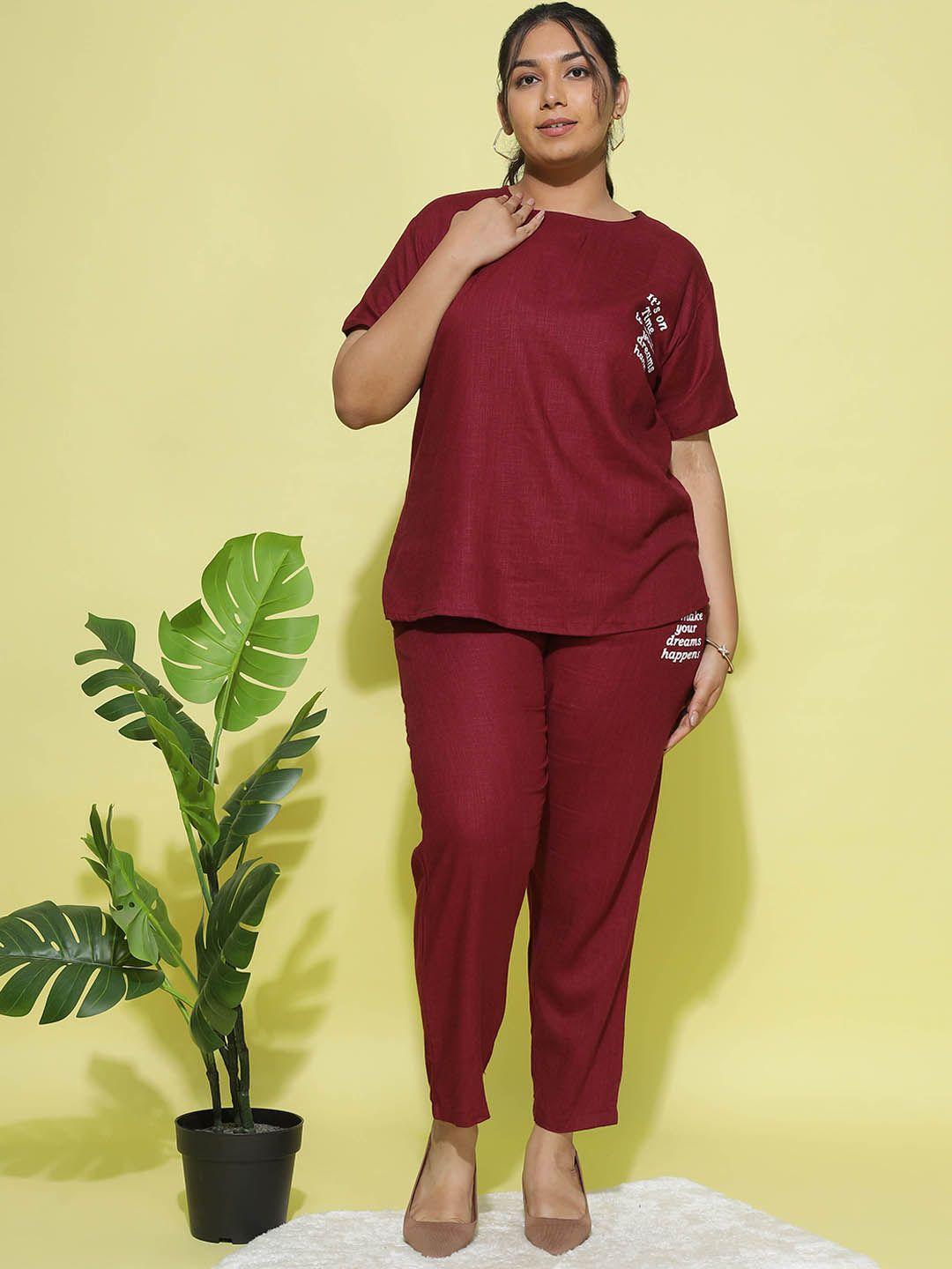 9shines label linen top with palazzos