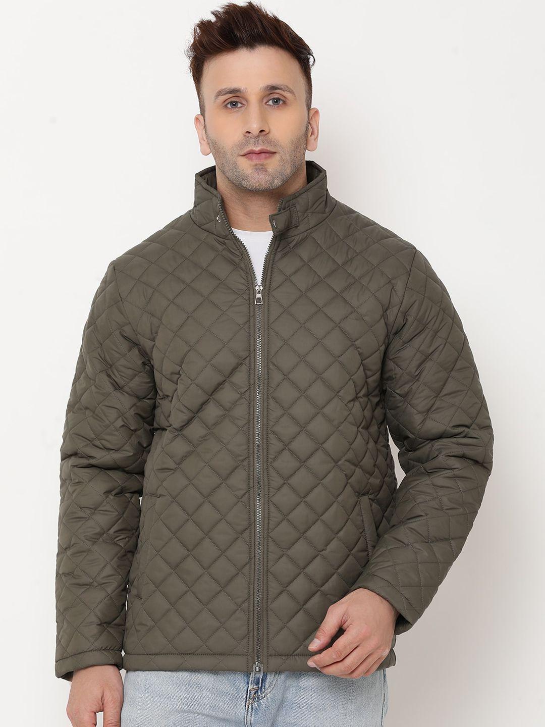 9ty3ree mock collar quilted jacket