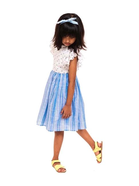 a little fable kids multicolor cotton printed dress