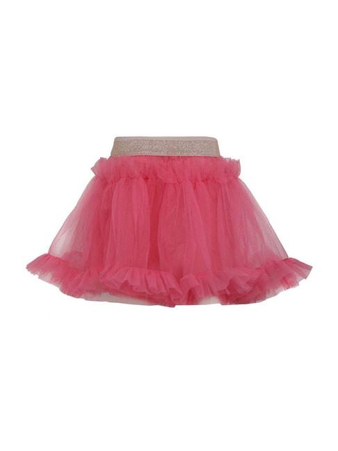 a-little-fable-kids-pink-regular-rise-skirt