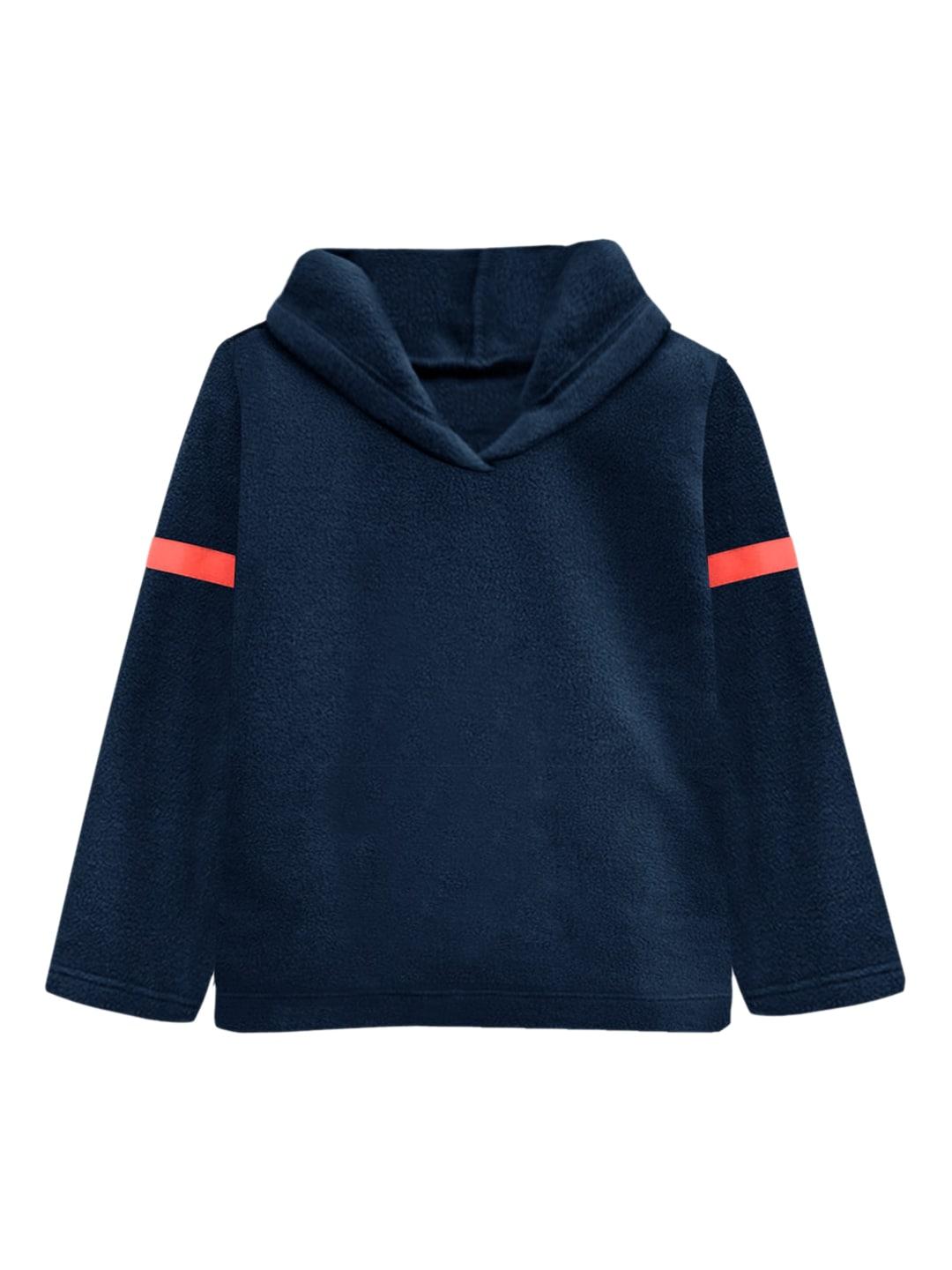 a t u n boys navy blue hooded sweatshirt