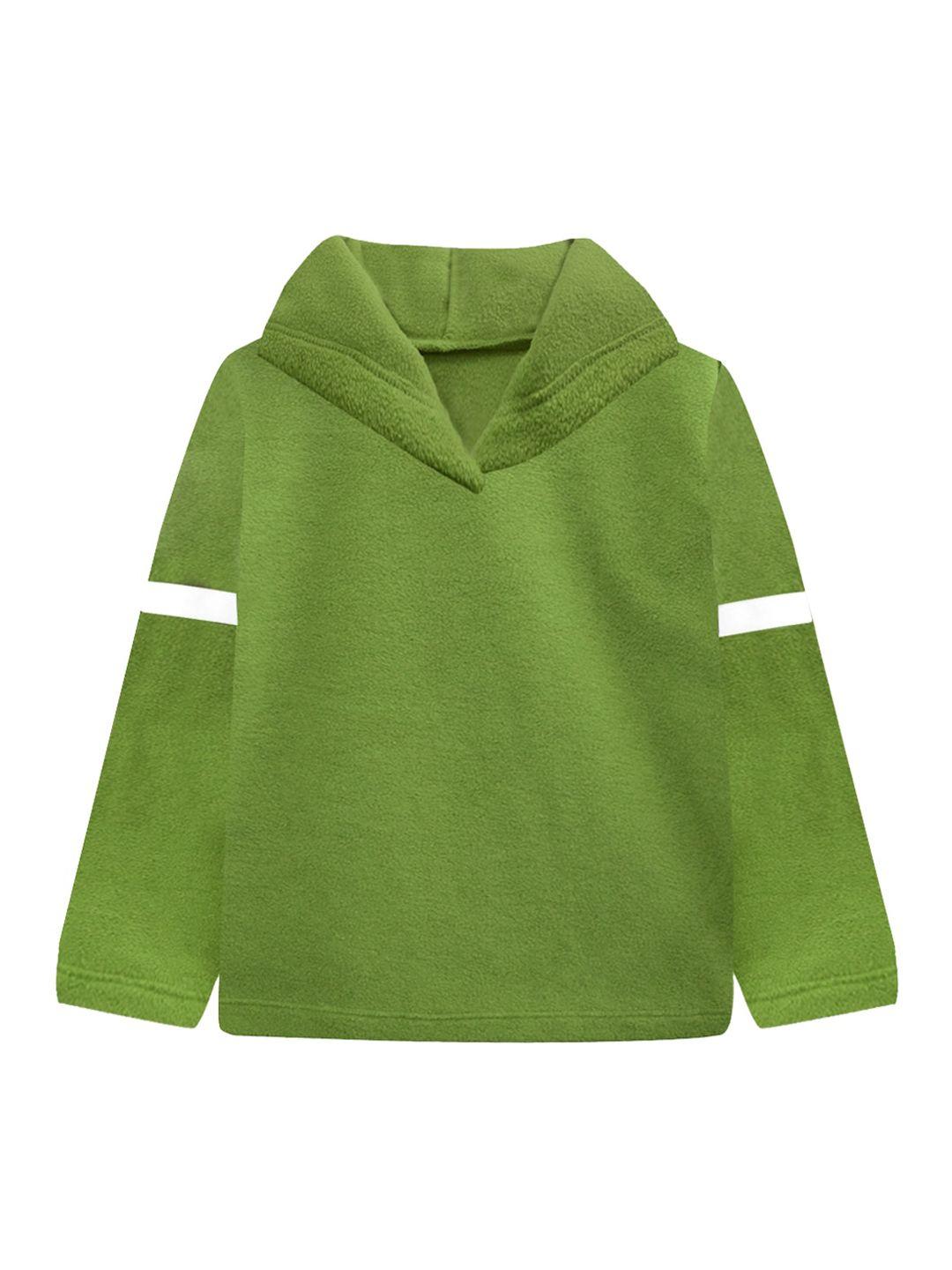 a t u n boys olive green hooded sweatshirt
