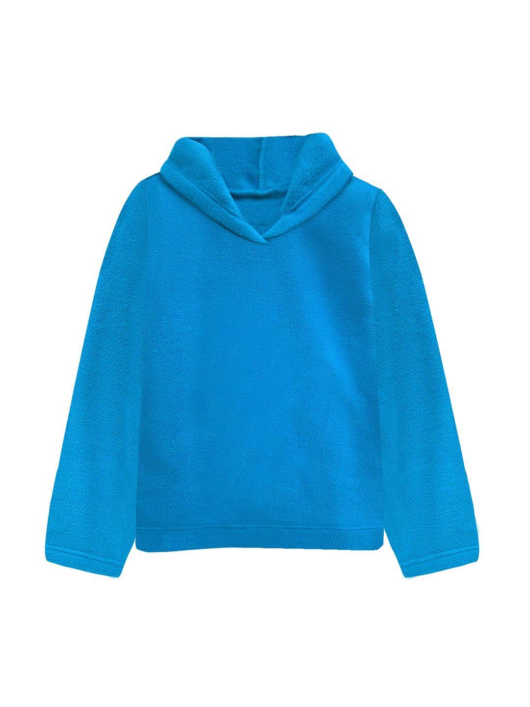 a t u n women blue hooded sweatshirt
