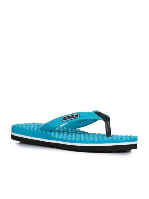 a-ha by liberty women's sky blue flip flops