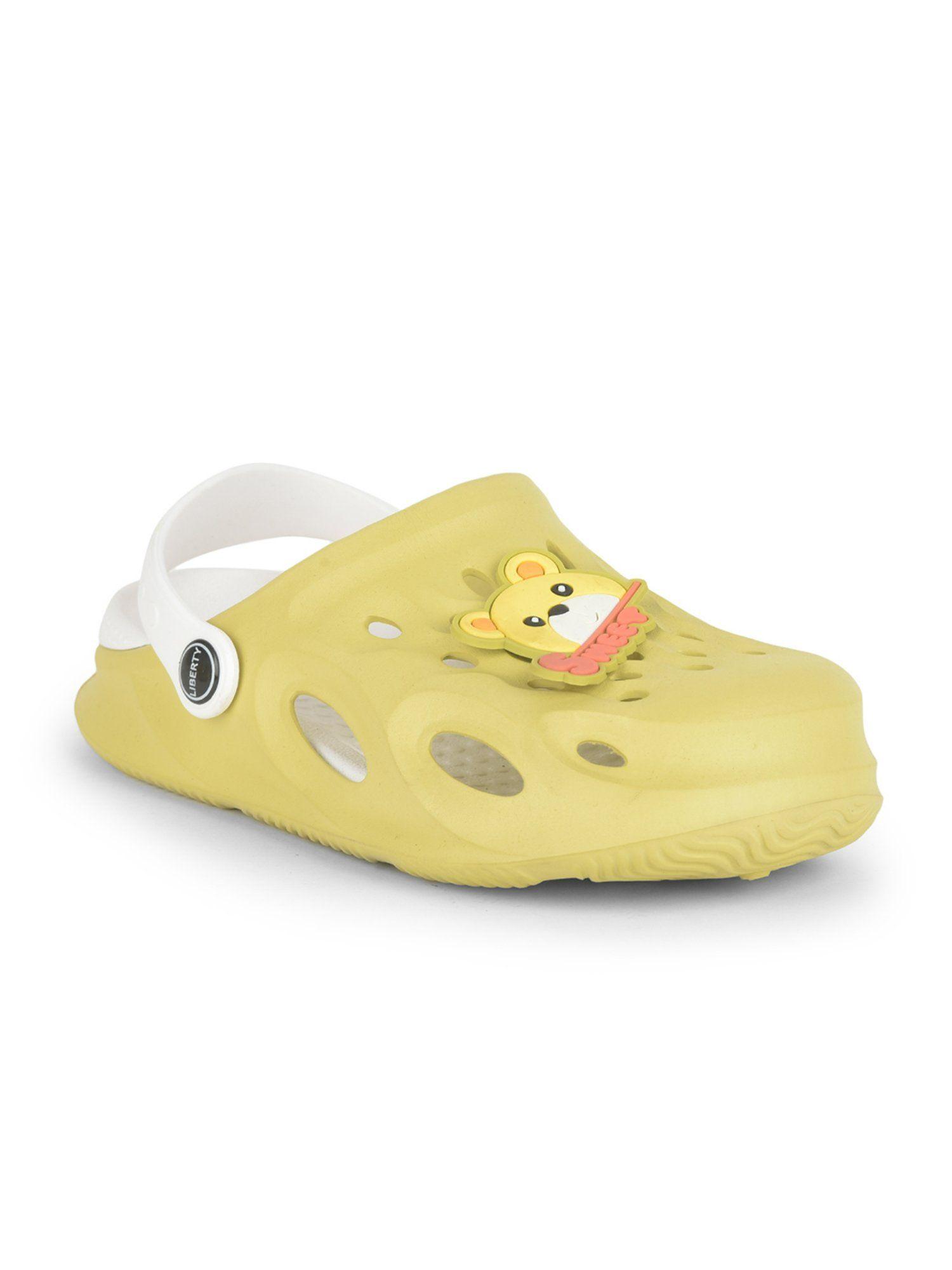 a ha xt 205 kids casual clogs yellow