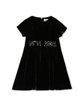 a-line dress with embellished detail