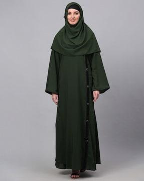 a-line burqa with scarf