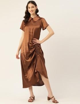 a-line dress with elasticated waist
