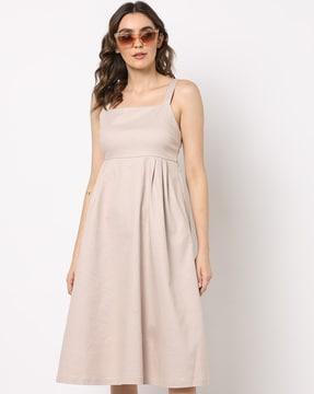 a-line dress with insert pockets