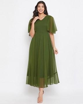 a-line maxi dress