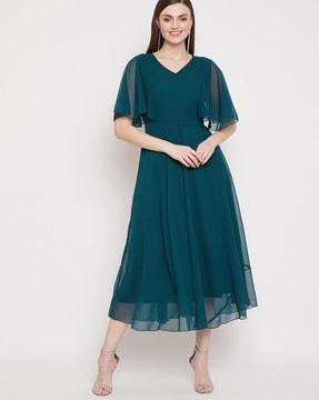 a-line maxi dress