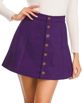 a-line mini skirt