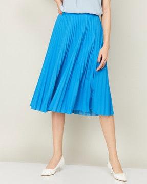 a-line skirt with elasticated waist