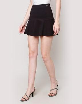 a-line skirt with elasticated waist