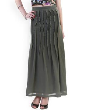 a-line skirt with elasticated waistband