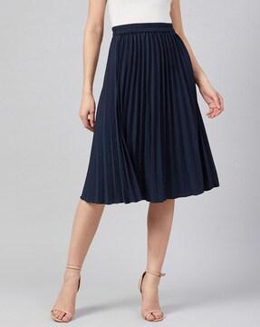 a-line skirt with elasticated waistband