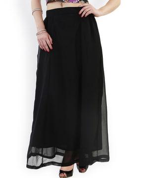 a-line skirt with elasticated waistband