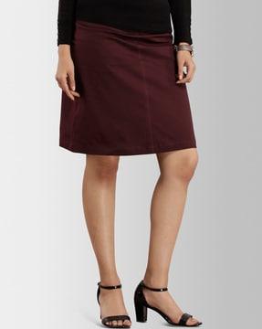 a-line skirt with insert pocket