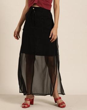 a-line skirt with pockets