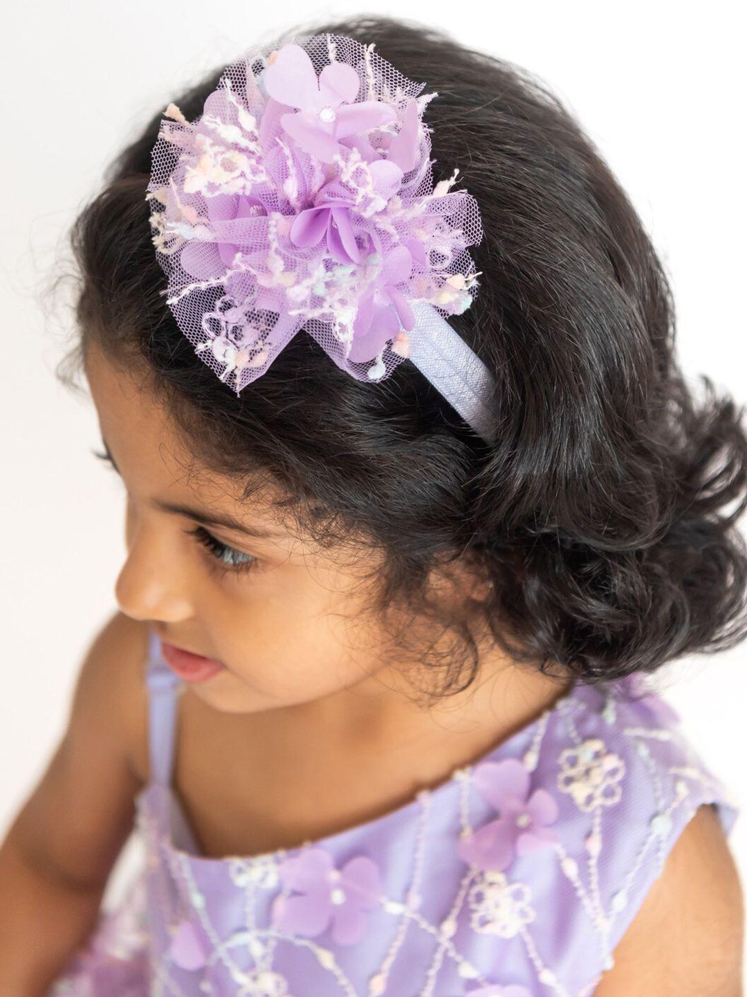 a little fable girls floral embellished hairband
