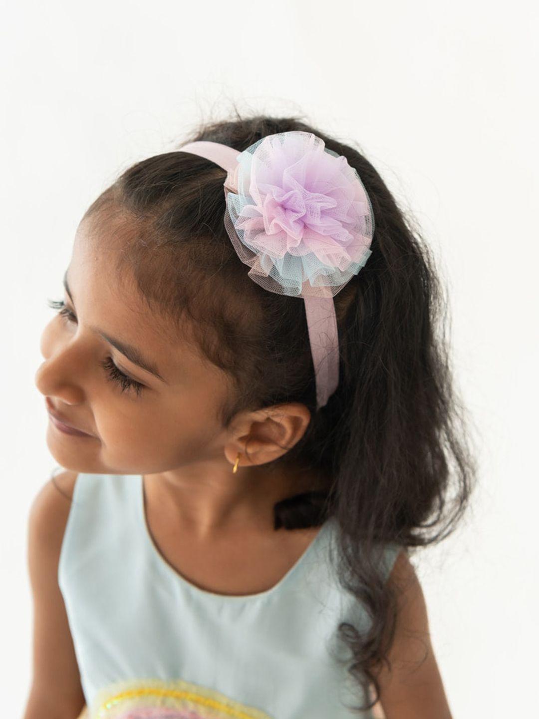 a little fable girls floral embellished hairband