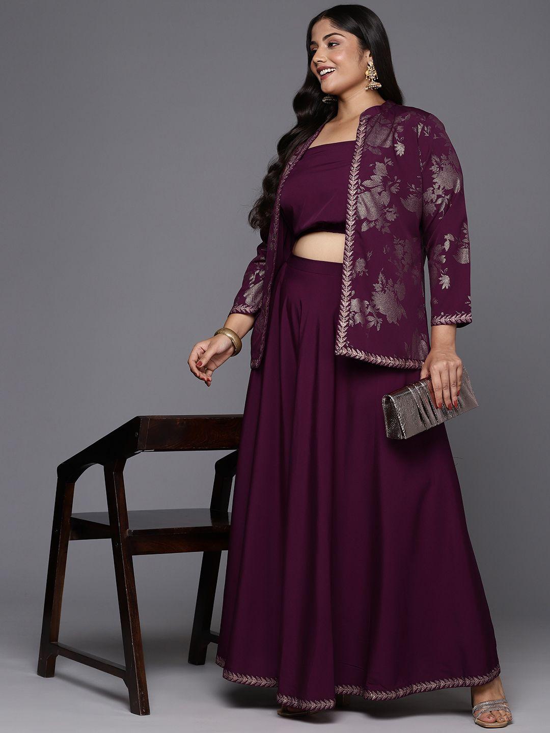 a plus by ahalyaa plus size ethnic co-ords