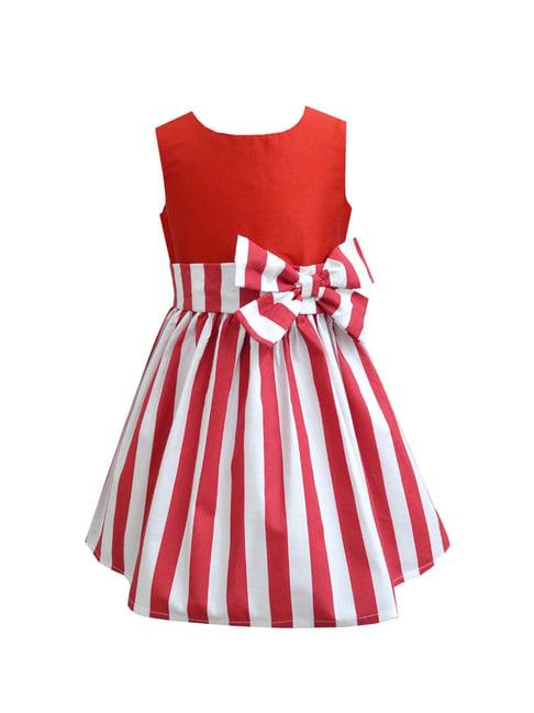 a.t.u.n. red & white striped dress