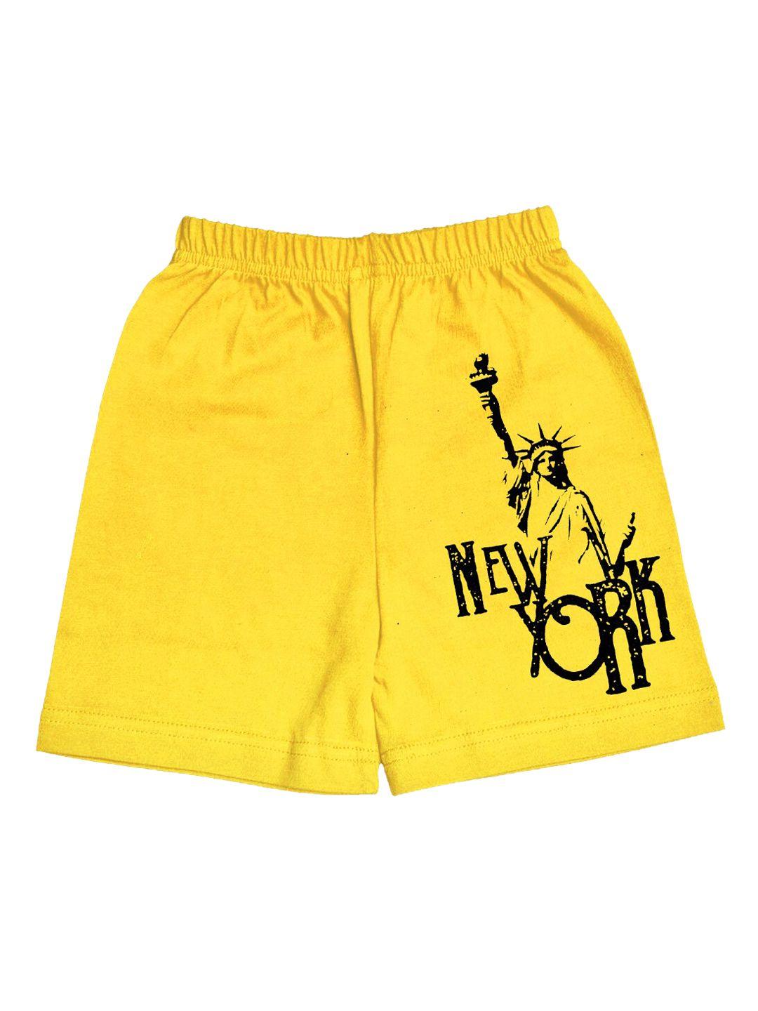 a.t.u.n. boys mid-rise graphic printed casual shorts