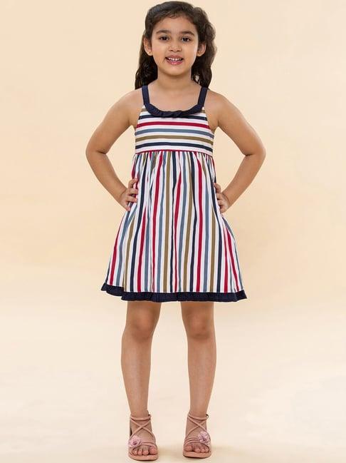 a.t.u.n. multicolor striped dress