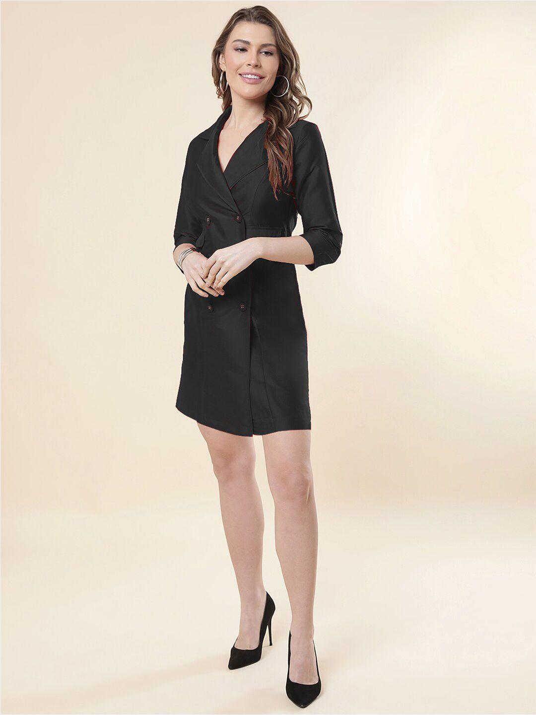 a.t.u.n. shirt collar blazer dress