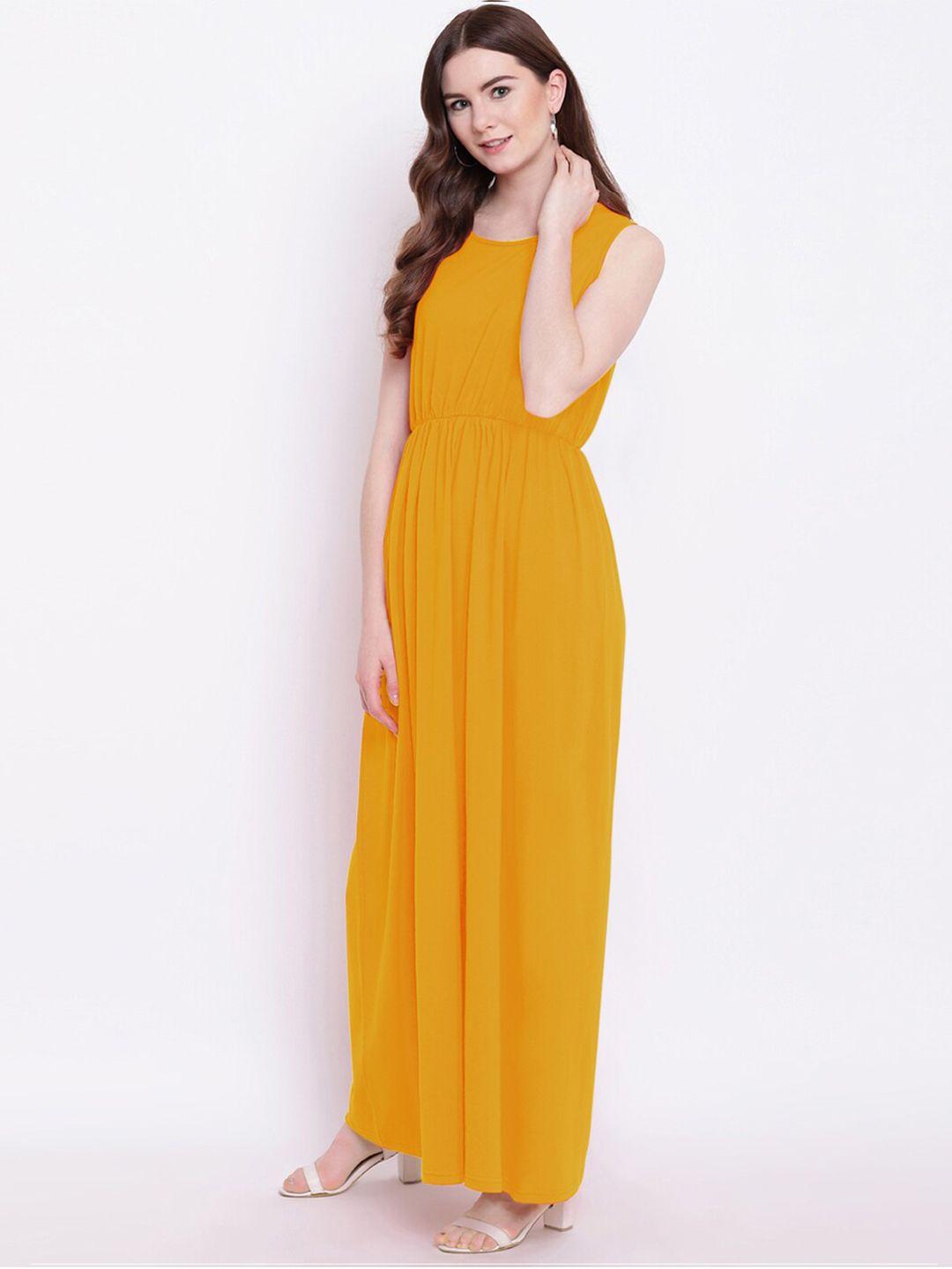 a.t.u.n. sleeveless fit & flare maxi cotton dress