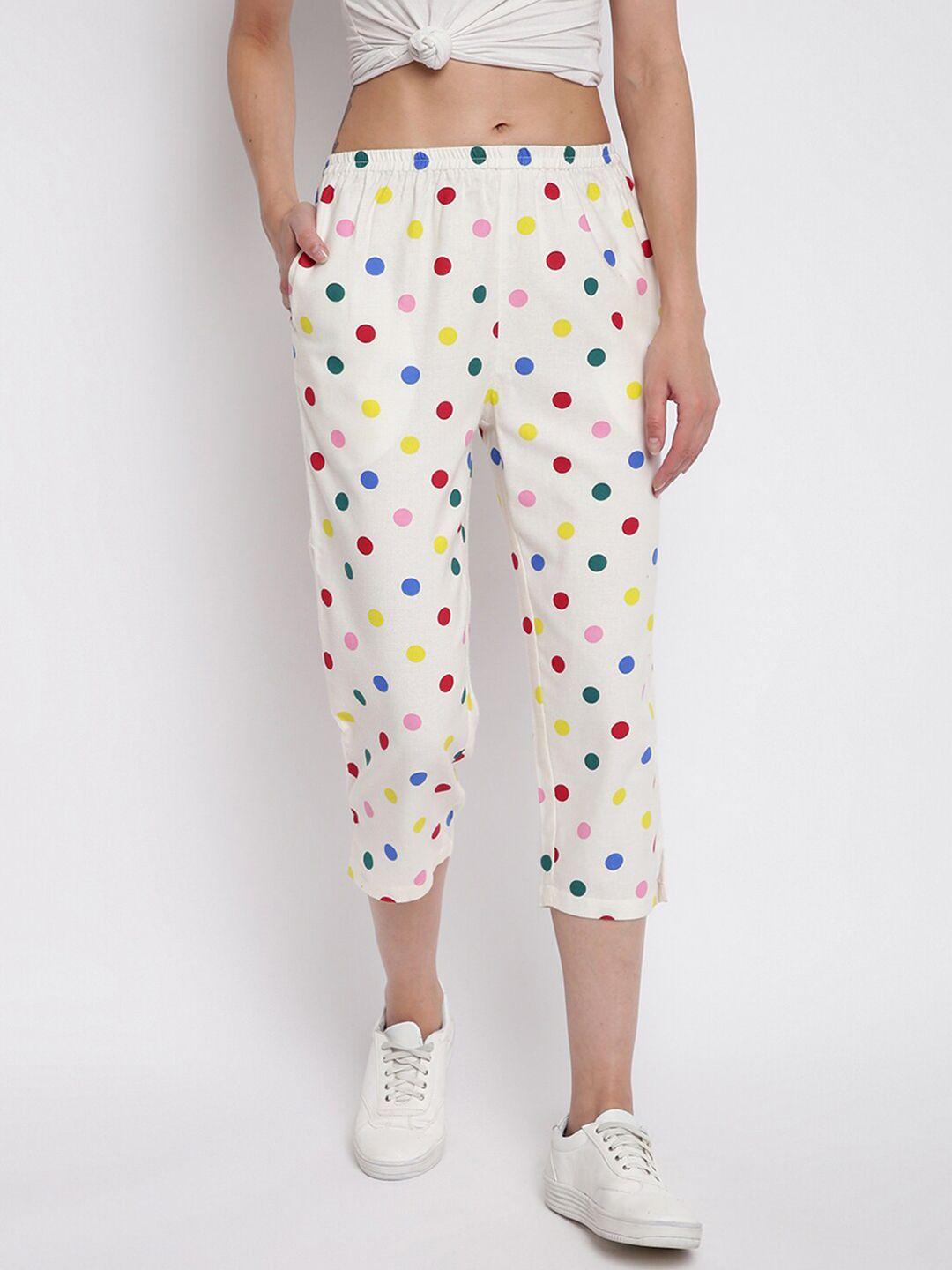 a.t.u.n. women printed cotton capris