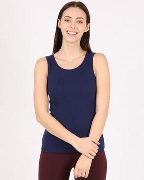 a113 super combed cotton rib fabric slim fit tank top