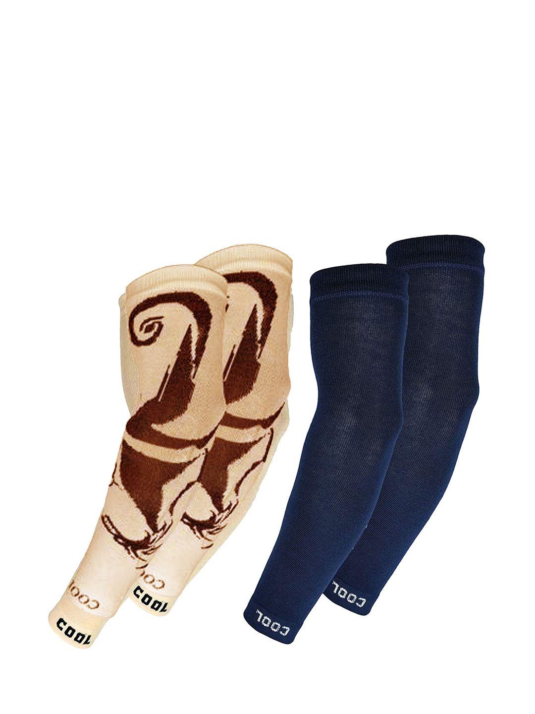 aadikart pack of 2 lightweight soft cotton sports arm sleeves gloves