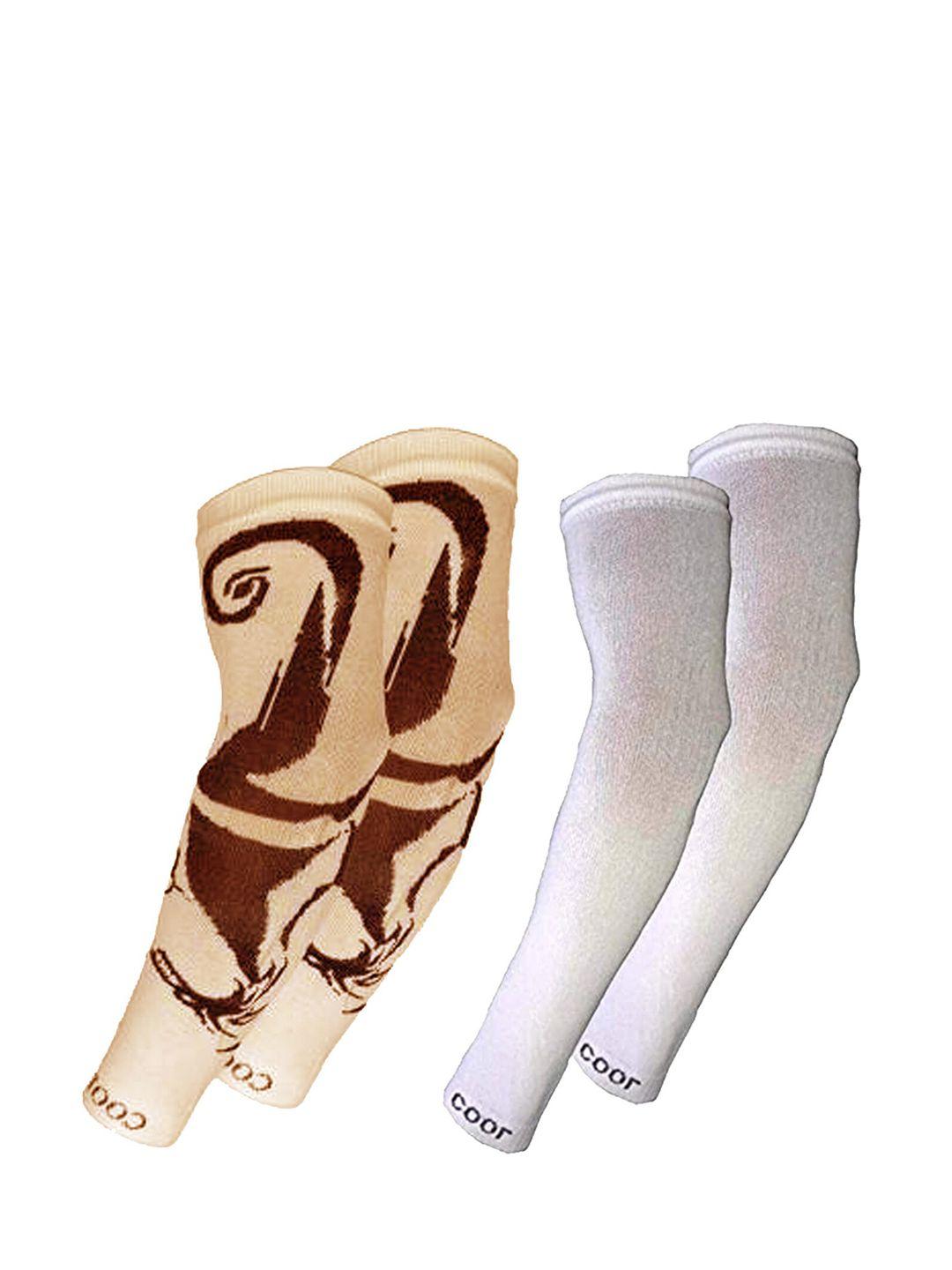 aadikart pack of 2 printed sports lightweight arm sleeves