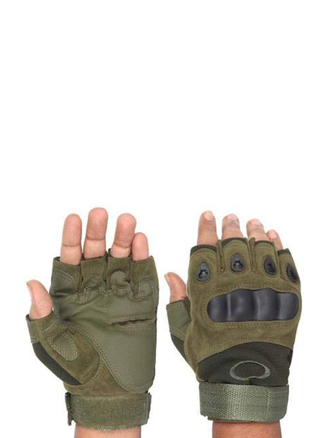 aadikart patterned tactical half finger sports hand gloves