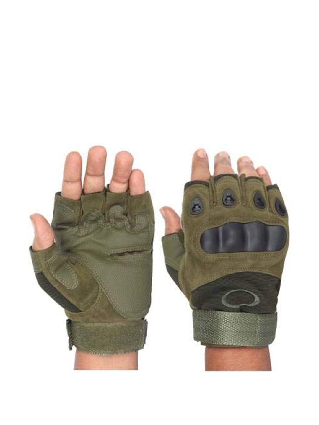 aadikart textured half-finger breathable sport gloves