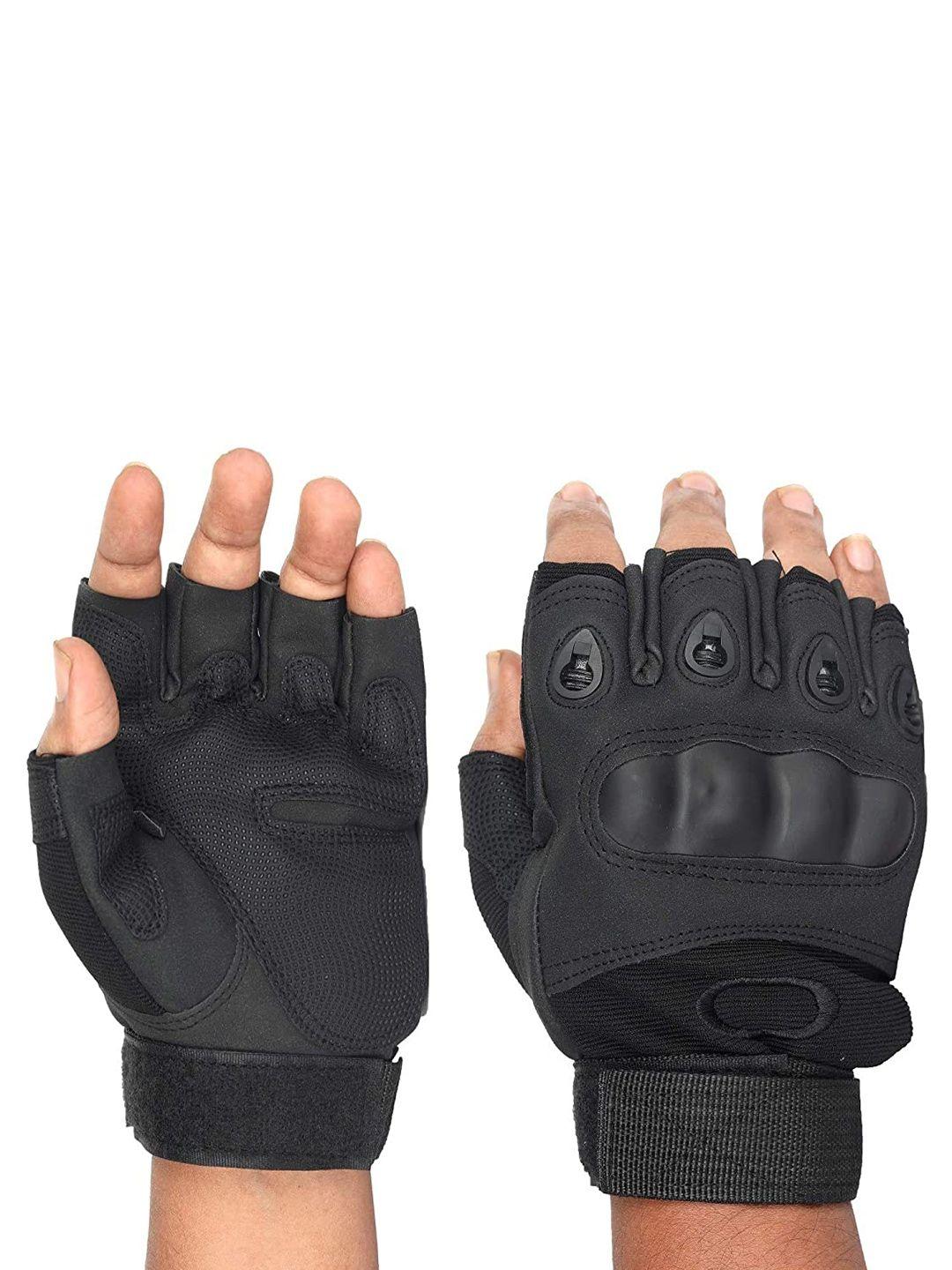aadikart textured half-finger breathable sports gloves
