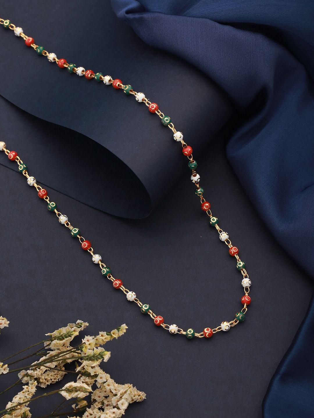 aadvik designs alloy beaded necklace