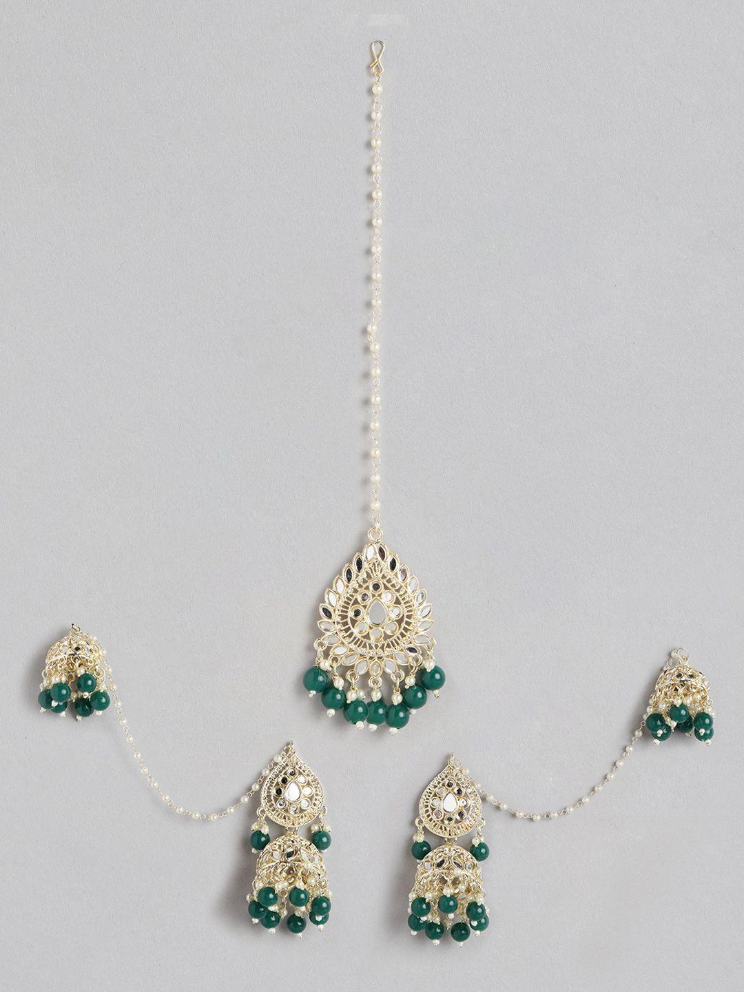 aadvik designs gold-plated jewellery set
