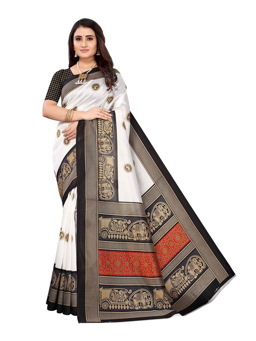 aadvika ethnic motifs art silk mysore silk saree