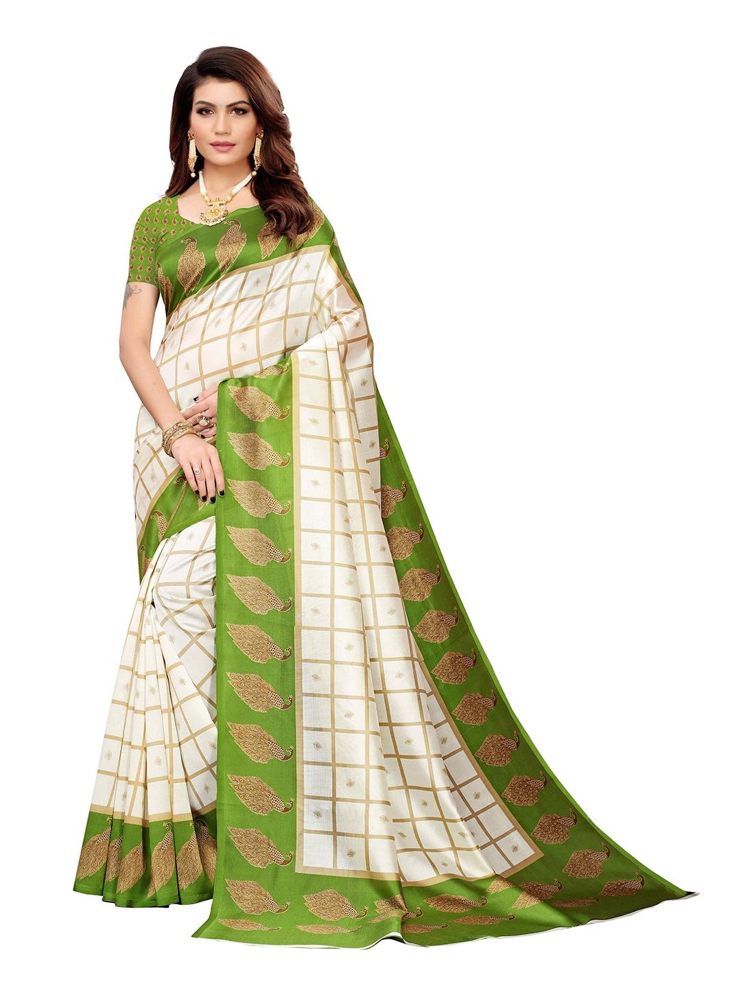 aadvika ethnic motifs printed zari mysore silk saree