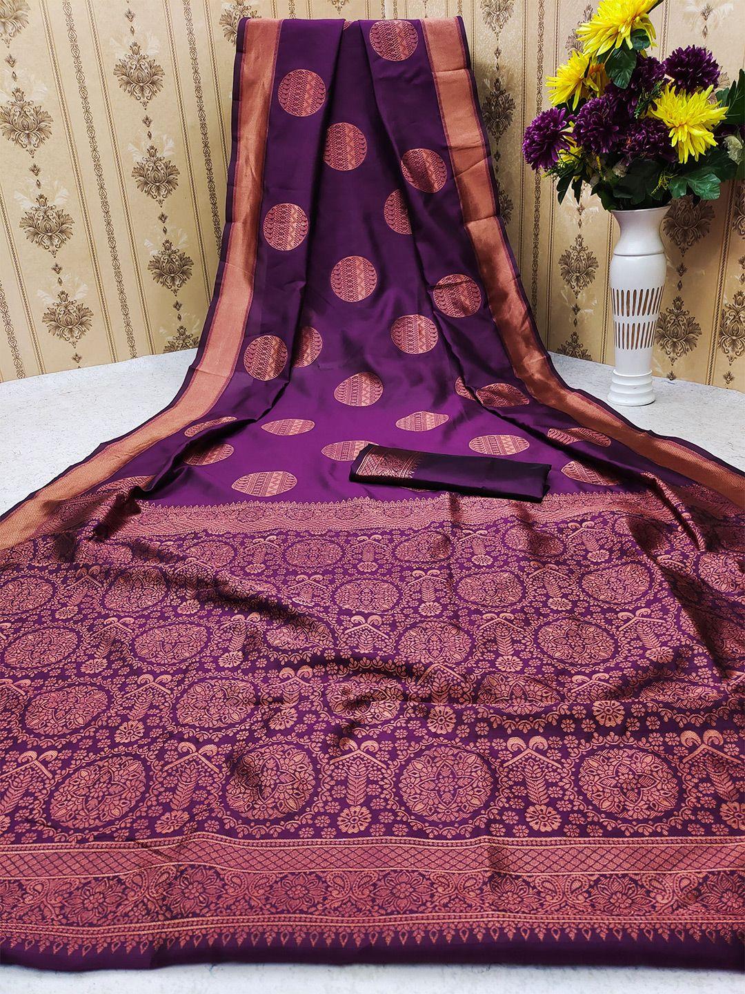 aadvika  paisley zari silk blend kanjeevaram saree