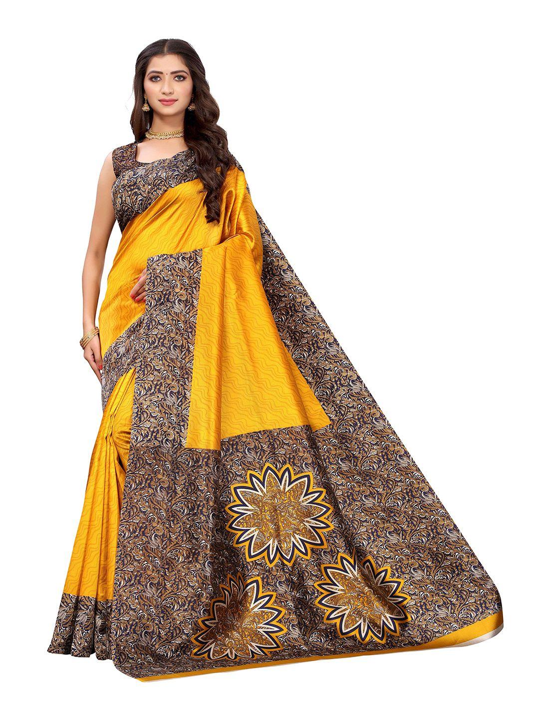 aadvika ethnic motif woven design mysore silk saree