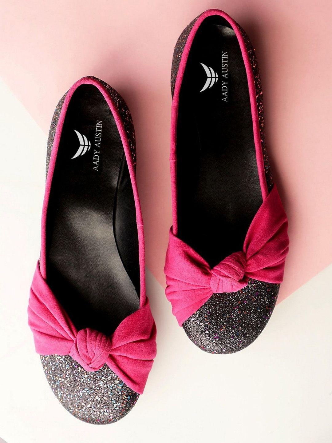 aady austin bow embellished ballerinas