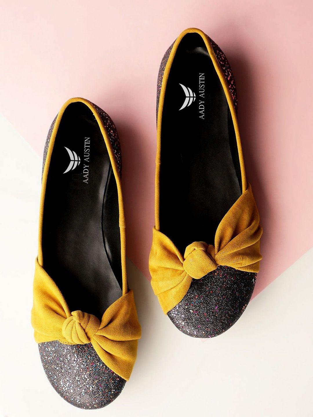 aady austin bow embellished ballerinas